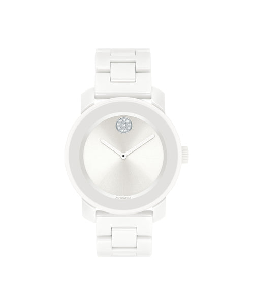 Movado white shop ceramic watch