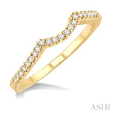 1/8 Ctw Diamond Matching Wedding Band in 14K Yellow Gold