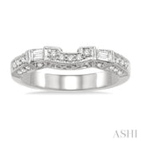 3/8 Ctw Diamond Matching Wedding Band in 14K White Gold