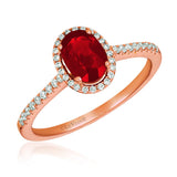 14K Le Vian Strawberry Gold Ring