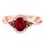 14K Le Vian Strawberry Gold Ring