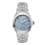 TAG Heuer Link  Quartz Ladies Grey blue Steel Watch