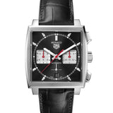 TAG Heuer Monaco 160 Special Edition Heuer 02 Automatic Mens Black Leather Chronograph