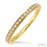 1/6 ctw Diamond Band in 14K Yellow Gold