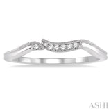 1/20 ctw Round Cut Diamond Wedding Band in 14K White Gold