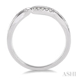 1/20 ctw Round Cut Diamond Wedding Band in 14K White Gold