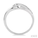 1/20 ctw Round Cut Diamond Ring in 10K White Gold