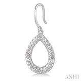 1/20 ctw Round Cut Diamond Earrings in Sterling Silver