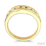 1.00 ctw Round Cut Diamond Matching Wedding Band in 14K Yellow Gold