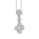 Diamond Cluster Fashion Pendant 2 1/5 ct