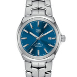 TAG Heuer Link  Calibre 5 Automatic Mens Blue Steel Watch