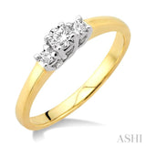 Past Present & Future Light Weight Diamond Ring