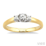 Past Present & Future Light Weight Diamond Ring