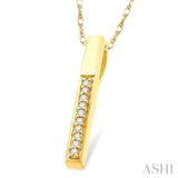 Bar Diamond Pendant