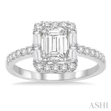 Semi-Mount Diamond Engagement Ring