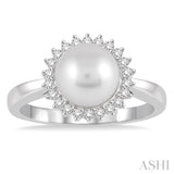 Pearl & Diamond Ring