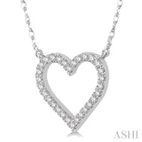 Heart Shape Diamond Necklace