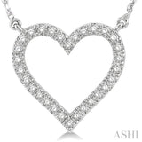 Heart Shape Diamond Necklace