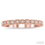 Stackable Light Weight Diamond Band