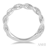 Twisted Light Weight Diamond Fashion Ring