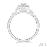 Light Weight Diamond Engagement Ring