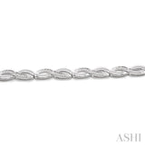 Silver Diamond Fashion Bracelet