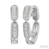 Diamond Huggie Fashion Earrings