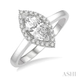 Marquise Shape Diamond Engagement Ring