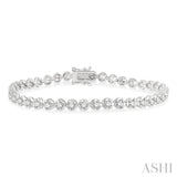 Illusion Plate Diamond Bracelet