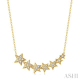 Star Shape Diamond Necklace