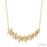 Star Shape Diamond Necklace