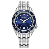 CITIZEN Eco-Drive Sport Luxury Carson Ladies Stainless Steel