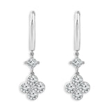 Diamond Drop Fashion Earrings 1 3/4 ct